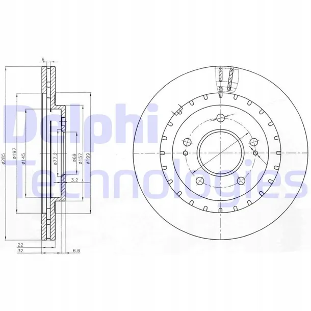 delphi-bg3814-tarcza-hamulcowa