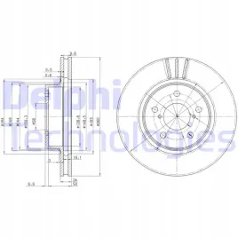 delphi-bg2767-tarcza-hamulcowa