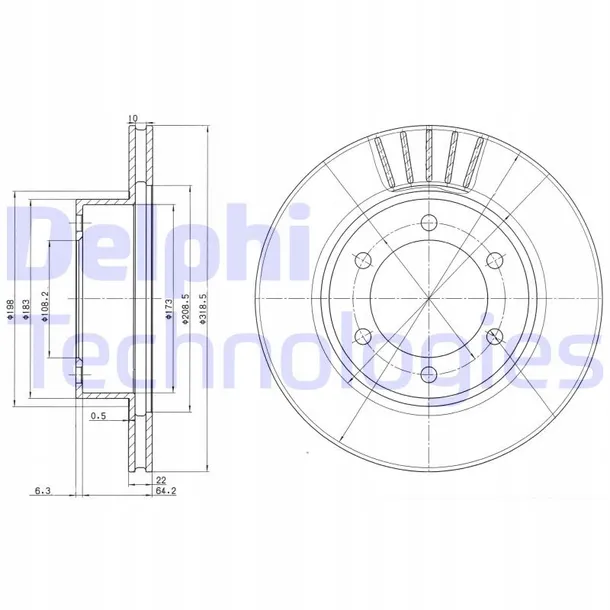 delphi-bg3535-tarcza-hamulcowa
