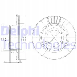 delphi-bg3535-tarcza-hamulcowa
