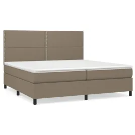 lozko-kontynentalne-z-materacem-taupe-tkanina-200x200-cm