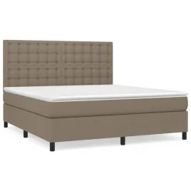 lozko-kontynentalne-z-materacem-taupe-tkanina-160x200-cm