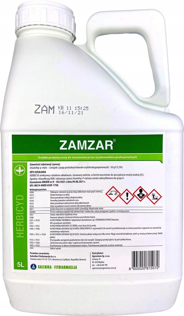 ZAMZAR 5L OPRYSK NA CHWASTY CHWASTNICA PERZ ERLI.pl