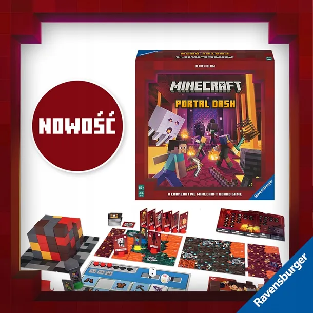 minecraft-gra-planszowa-portal-dash-wiek-gracza-12-14-lat-15-18-lat-18