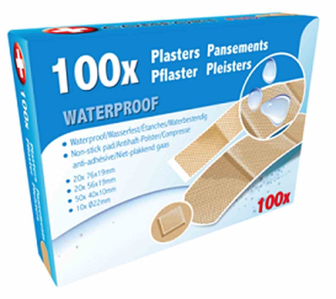 Plaster Na Ranę Po Angielsku COMFORT AID Wodoodporne Plastry Na Rany 100 sztuk - ERLI.pl