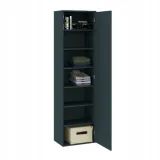 szafa-jednodrzwiowa-antracyt-z-polkami-50-cm