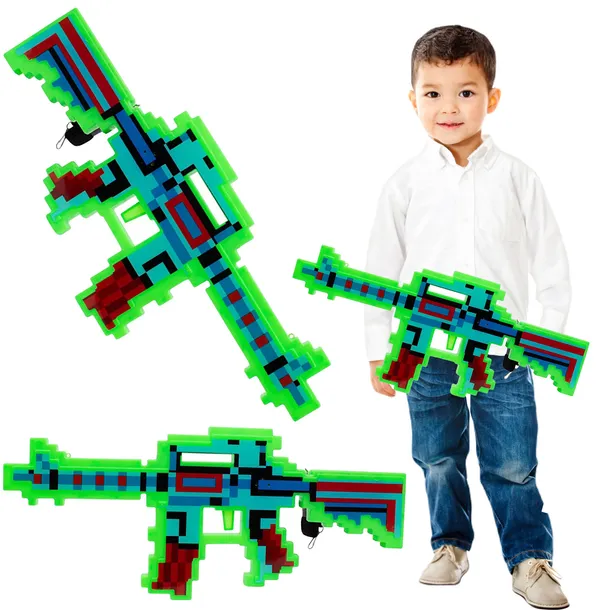 minecraft-karabin-pixel-zielony