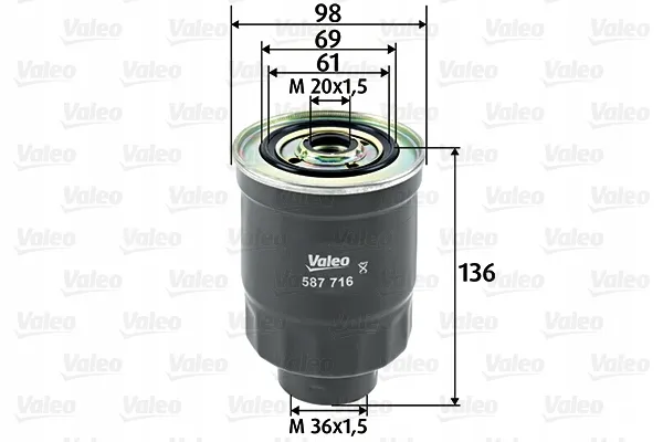 valeo-587716-filtr-paliwa