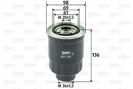 valeo-587716-filtr-paliwa