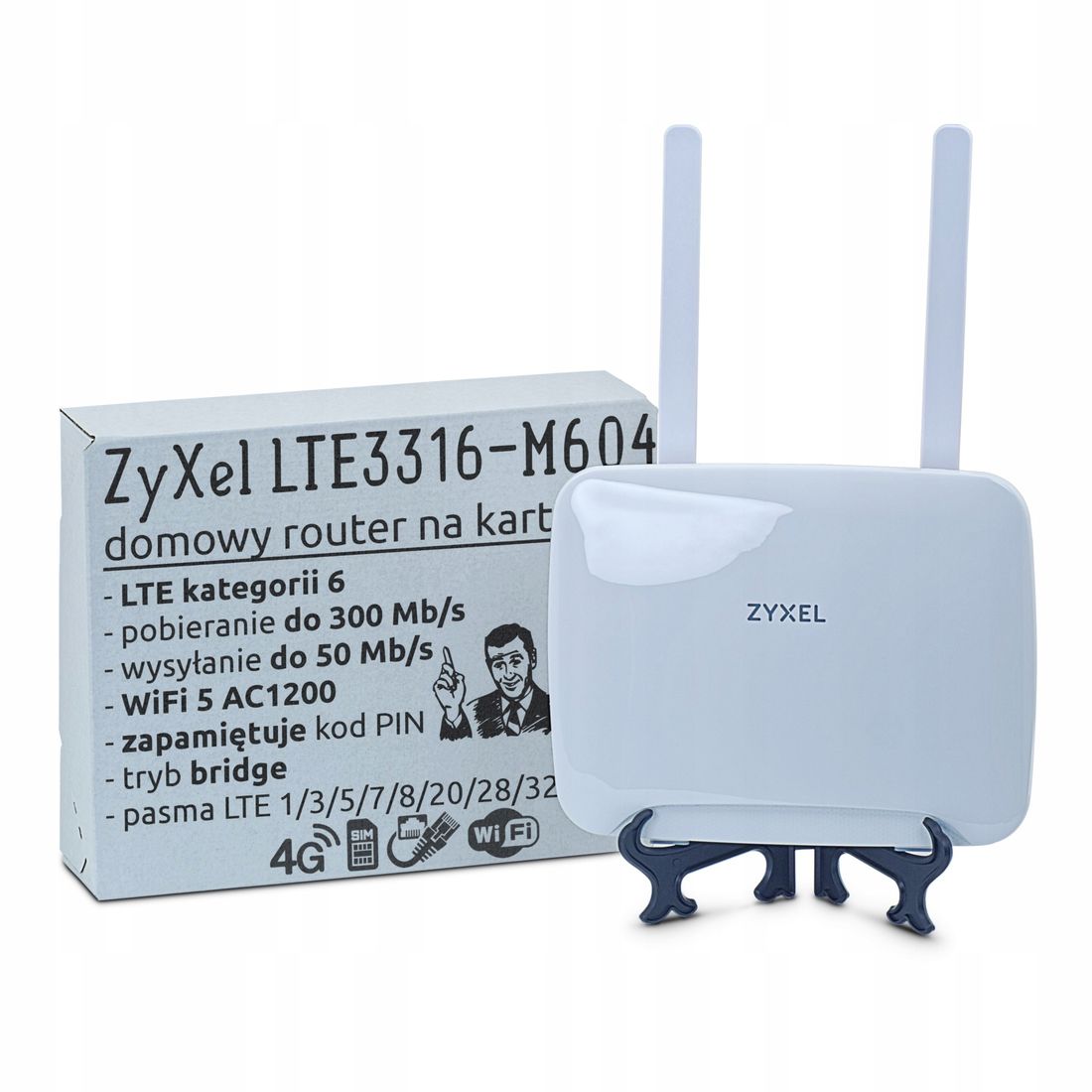 Domowy MODEM ROUTER 4G LTE Kartę SIM bez SIMLocka ERLI.pl