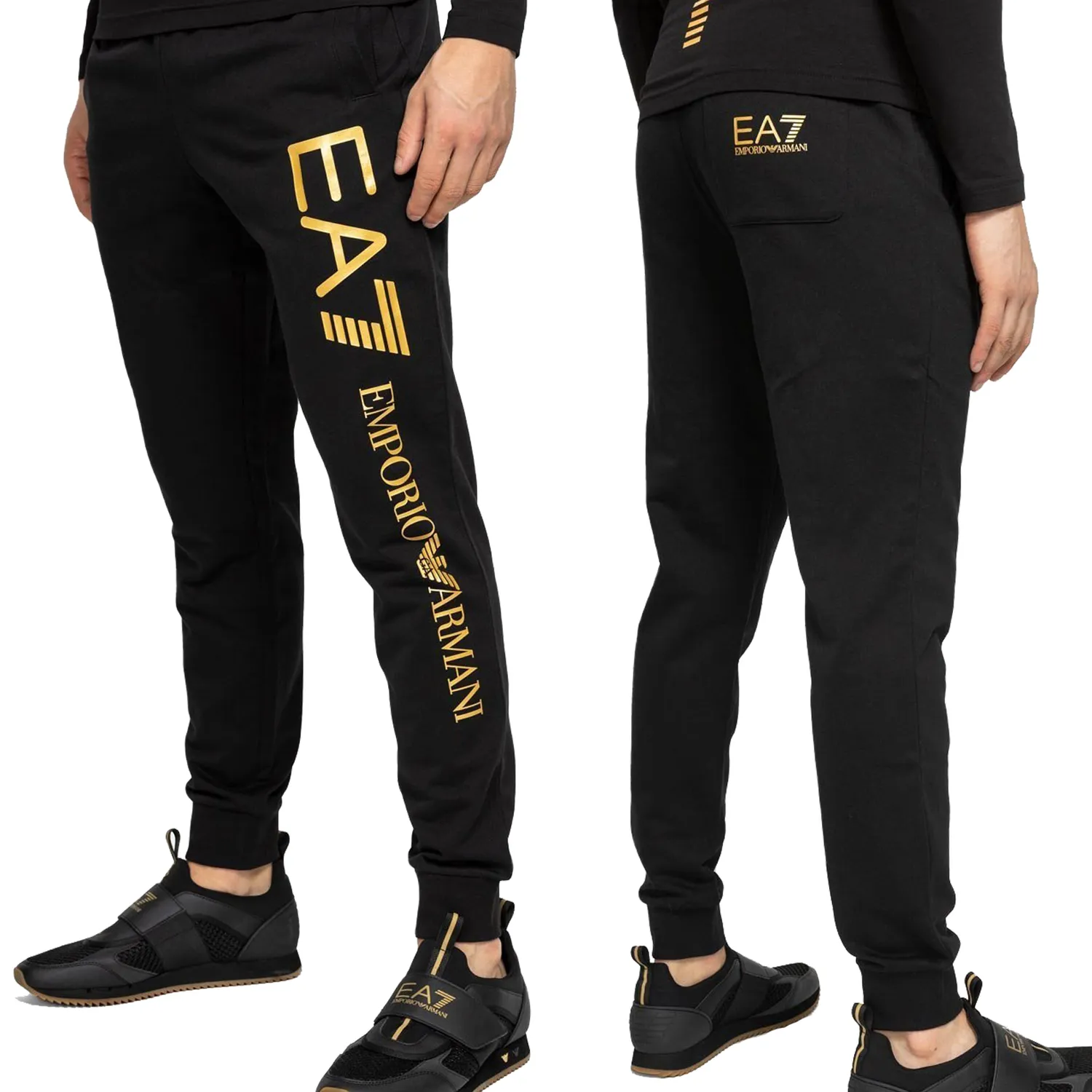 リッキー様EMPORIO ARMANI サイドスリットワイドスラックス EMPORIO ARMANI】アルマーニ サイドラインワイドスラックス
