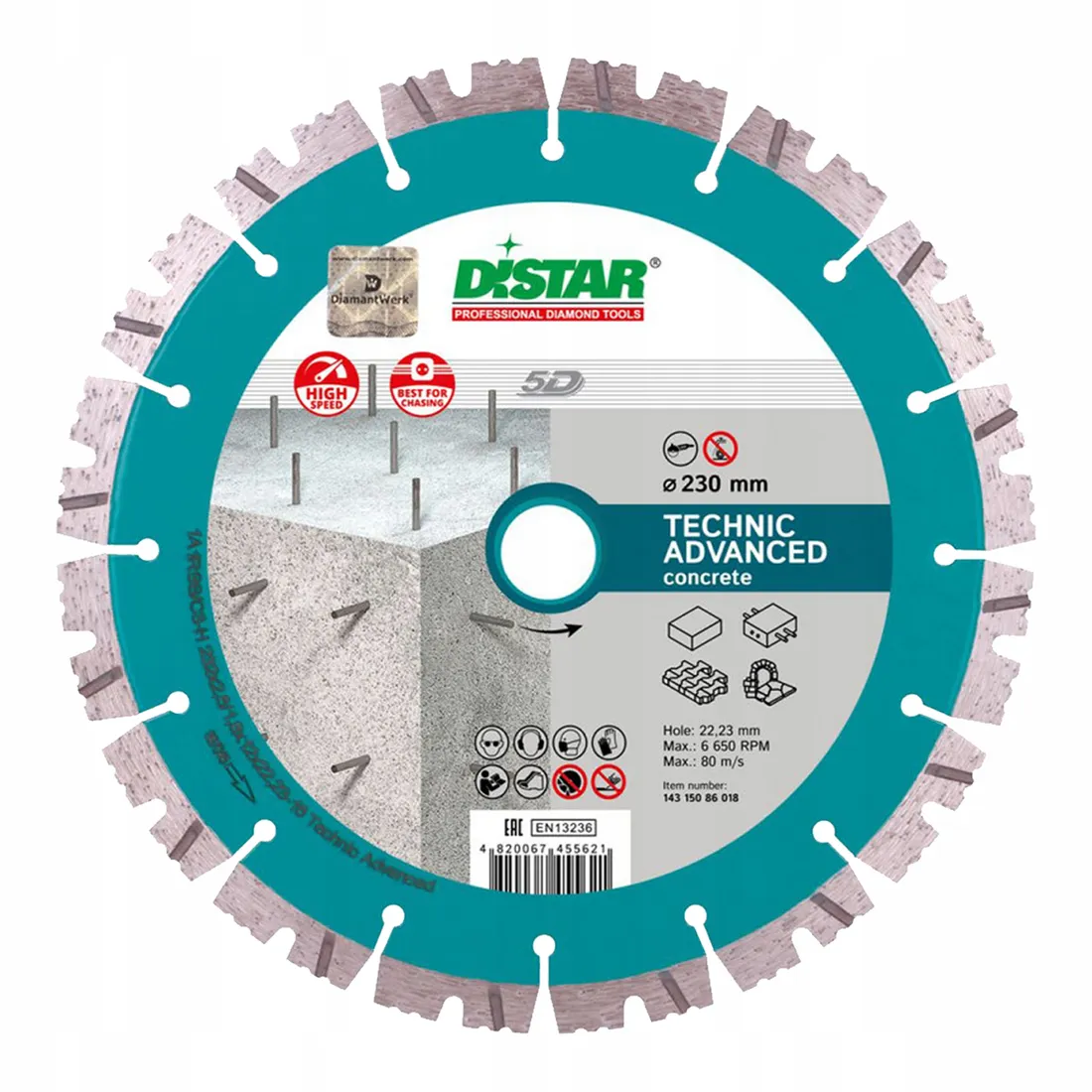 tarcza-diamentowa-125mm-technic-distar-advanced