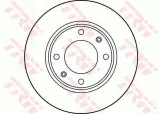 trw-tarcza-ham-przod-df1218-producent-czesci-trw