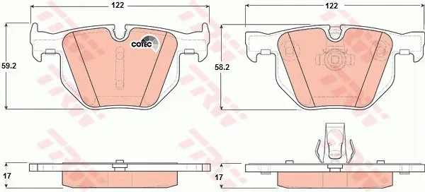 trw-klocki-hamulcowe-bmw-5-e60-e61-6-e63-e64-tyln-stan-nowy