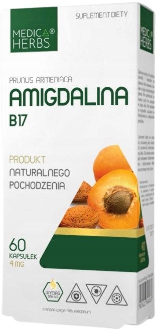 WITAMINA B17 AMIGDALINA Medica Rak Immunologia - ERLI.pl