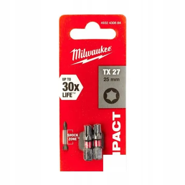 bit-shockwave-tx27-25mm-2szt-milwaukee-stan-nowy