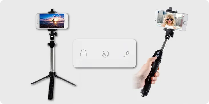 kijek-tripod-selfie-stick-statyw-pilot-bluetooth-stan-nowy-waga-z-opakowaniem-0-2-kg