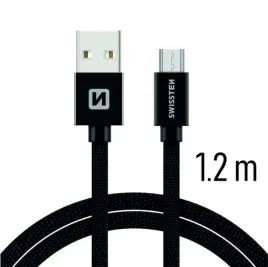 kabel-swissten-textile-usb-micro-3a-12m-black