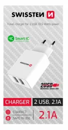 swissten-lad-siec-smart-ic-2xusb-21a-biala-cdu