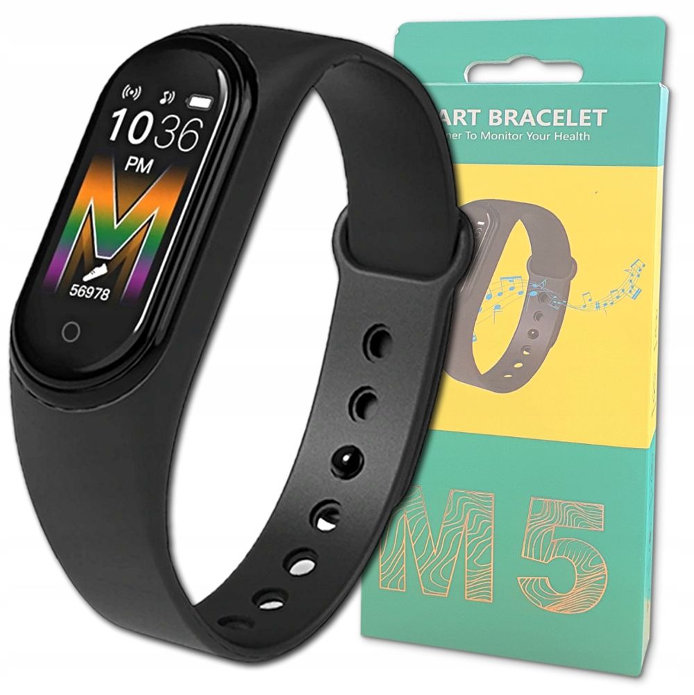 M5 SMARTBAND SMARTWATCH do IPHONE SAMSUNG XIAOMI ERLI.pl