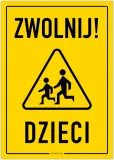 zwolnij-dzieci-tabliczka