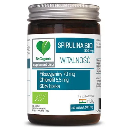 beorganic-spirulina-500mg-100-tab