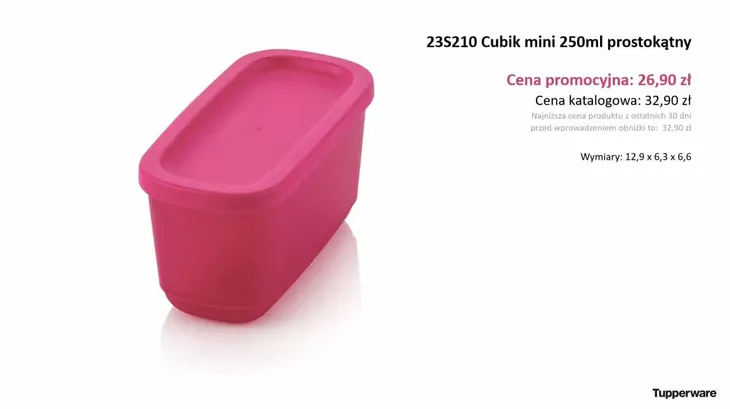 tupperware-cubic-pojemnik-250ml
