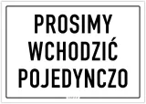 prosimy-wchodzic-pojedynczo-tabliczka