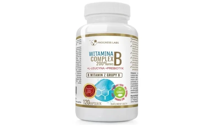 witamina-b-complex-200percentrws-prebiotyk-120kapsulek-progress-labs