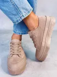 trampki-na-platformie-curtis-khaki-40-stan-nowy