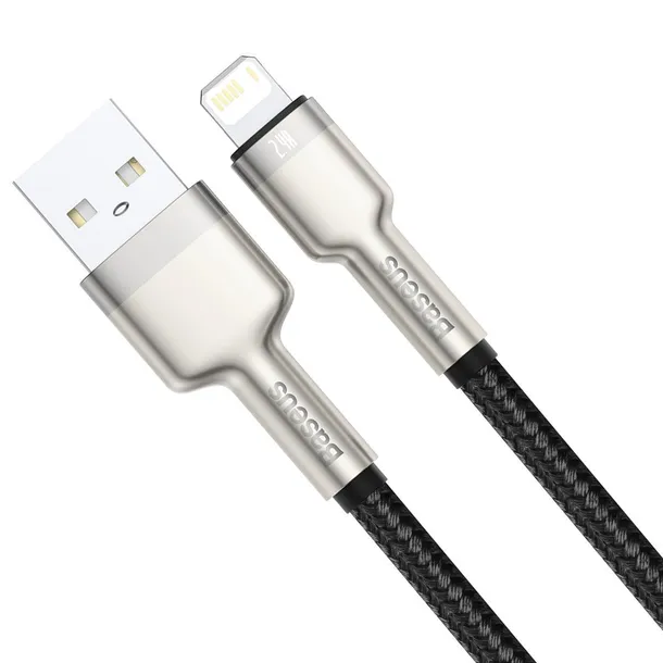 kabel-usb-do-lightning-baseus-cafule-2-4a-2m-czarny-stan-nowy