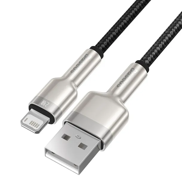 kabel-usb-do-lightning-baseus-cafule-2-4a-2m-czarny-stan-nowy