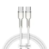 kabel-usb-c-do-usb-c-baseus-cafule-100w-1m-bialy
