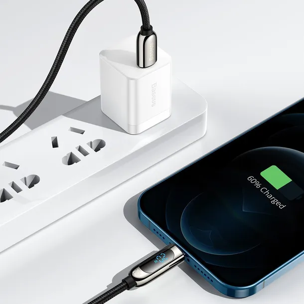 kabel-usb-c-do-lightning-baseus-display-pd-20w-2m-czarny-stan-nowy