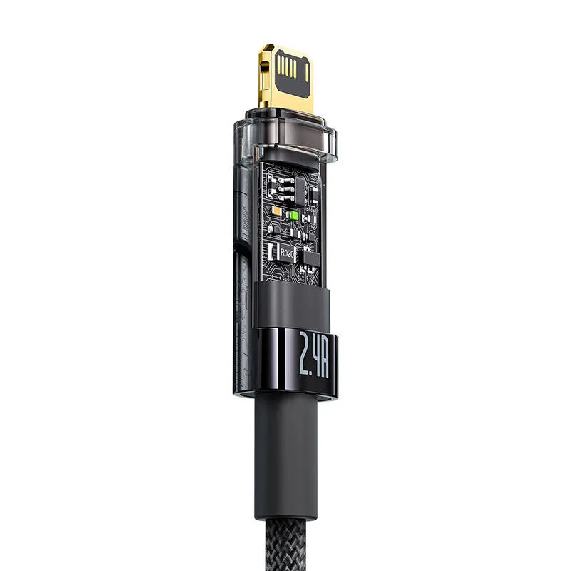 kabel-usb-do-lightning-baseus-explorer-2-4a-1m-czarny