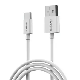 kabel-usb-do-usb-c-romoss-cb308-3a-1m-bialy