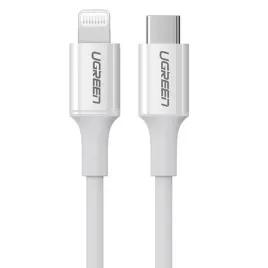 kabel-lightning-do-usb-c-ugreen-3a-us171-2m-bialy