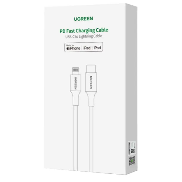 kabel-lightning-do-usb-c-ugreen-pd-3a-us304-1-5m-stan-nowy