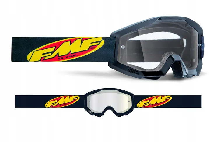 fmf-100percent-gogle-powercore-core-czarne-clear-stan-nowy