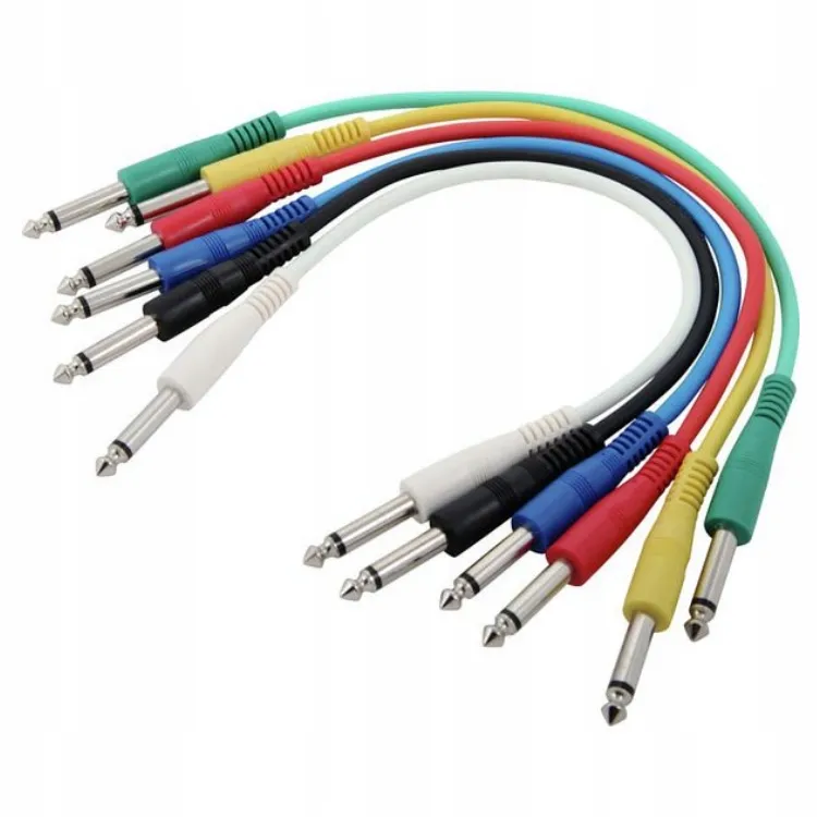 kable-patch-set-jack-63-mm-mono-03-m-6-szt