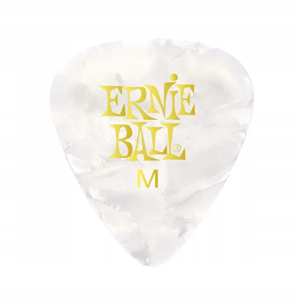 kostka-do-gitary-ernie-ball-medium-biala