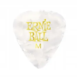 kostka-do-gitary-ernie-ball-medium-biala
