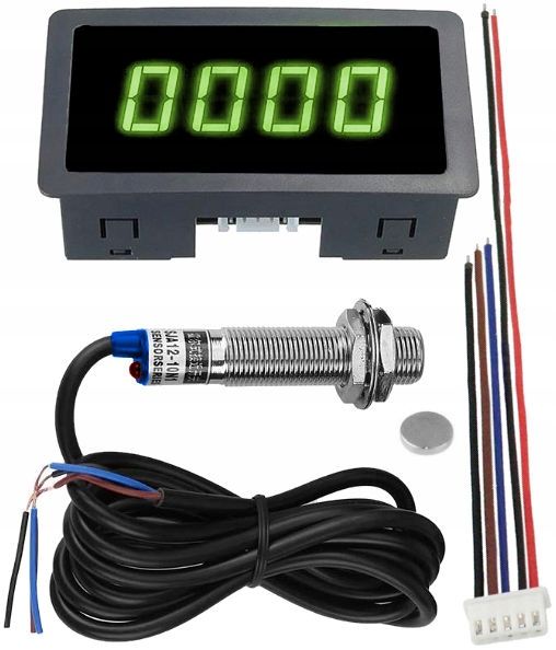 Tachometr Miernik Obrotów Cyfrowy LED CF5135C-Z - ERLI.pl