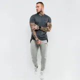 koszulka-basic-dark-grey-l-gymbeam-stan-nowy