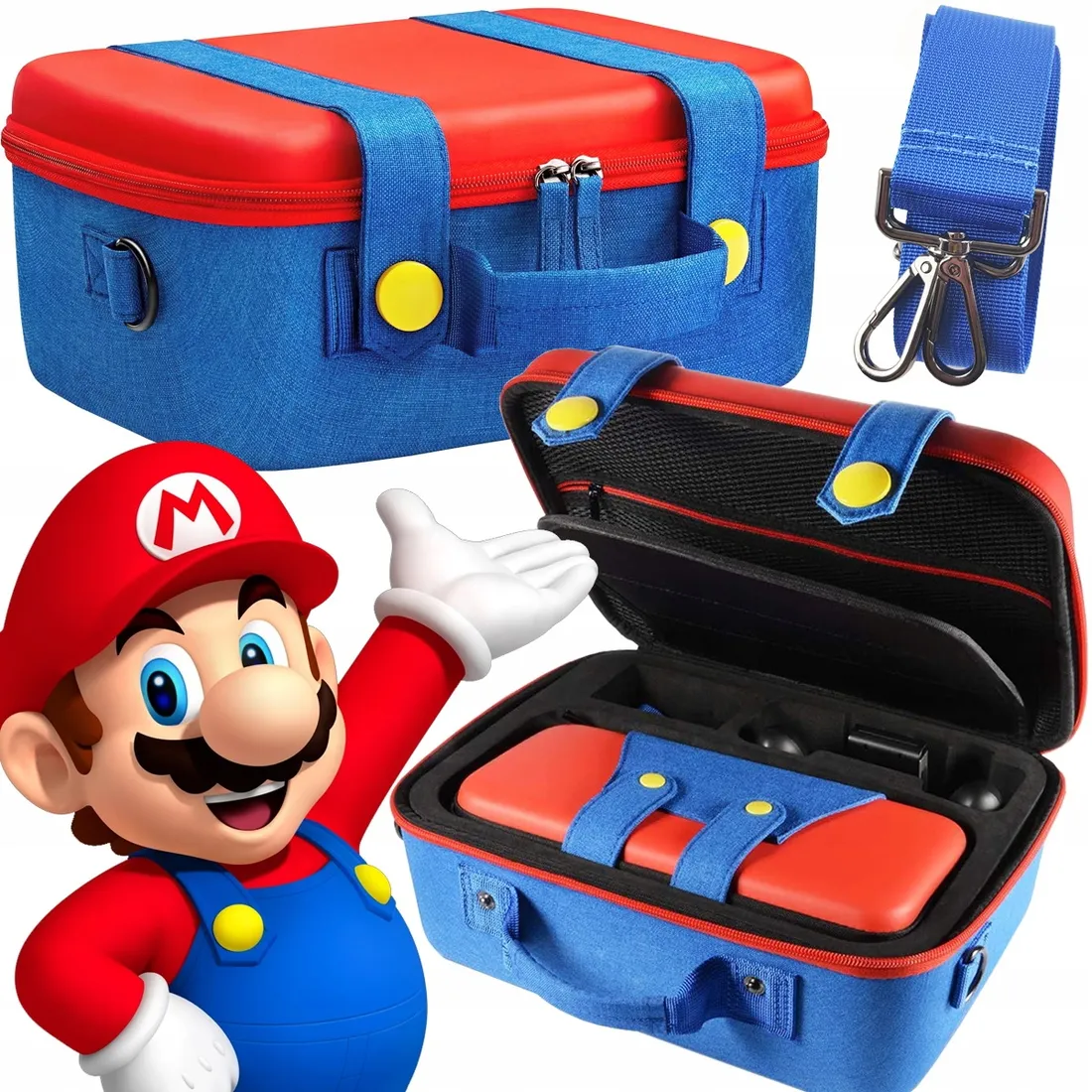 【2025正規激安】 ETUI CASE V2 V1 SWITCH NINTENDO DO TORBA KUFER MARIO WALIZKA Nintendo Switch