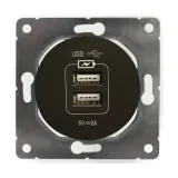 gniazdo-2x-usb-seu1028b-czarny-dpm
