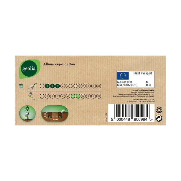 cebula-setton-75szt-geolia-stan-nowy