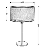 lampa-e14chrom-stan-nowy