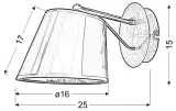 lampa-kinkiet-e14-chrom-stan-nowy