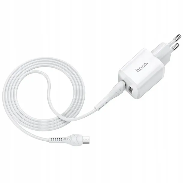 hoco-ladowarka-2xusb-kabel-do-micro-24a-n8-kolor-bialy